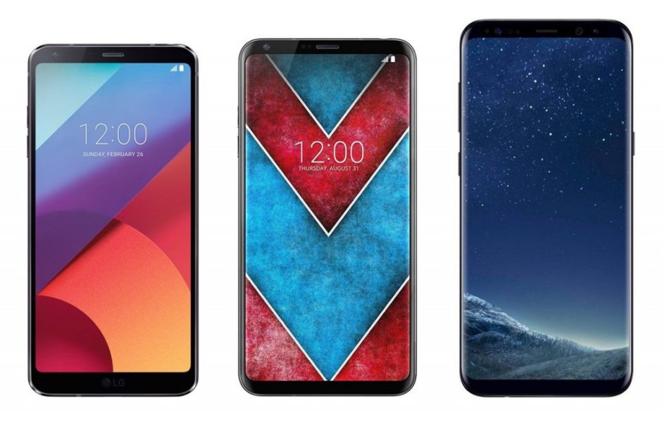 LG G6, LG V30, Galaxy S8